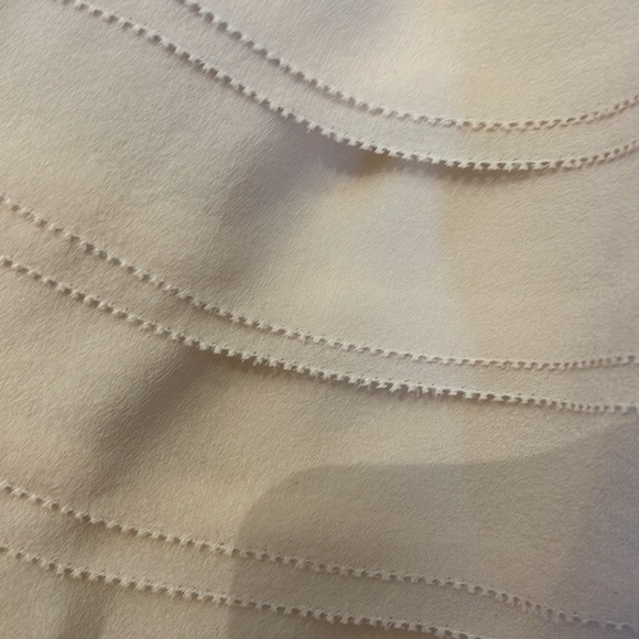 NWOT Tory Burch Crème Coloured Layered Silk Sleeveless Top - Picture 6 of 7